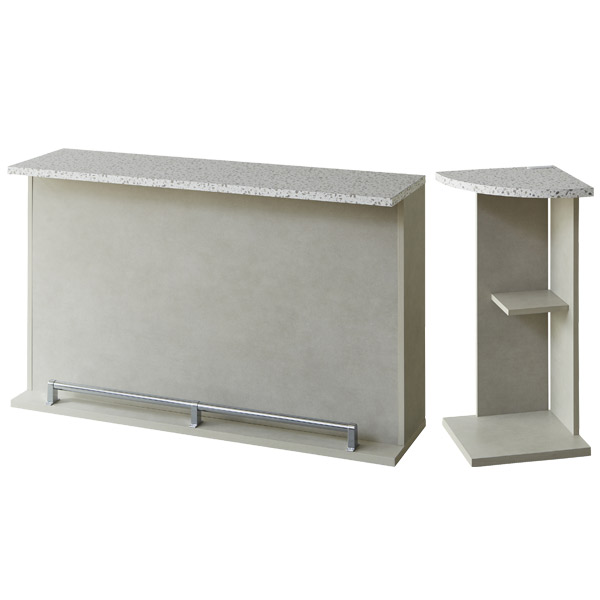 バーカウンターテーブルセット バーカウンター セット 幅150 コーナー