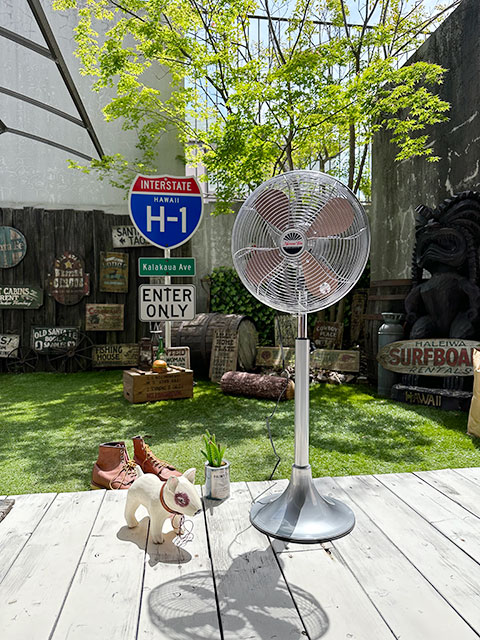 扇風機 ハモサ レトロファン フロア （シルバー） HERMOSA RETORO FAN