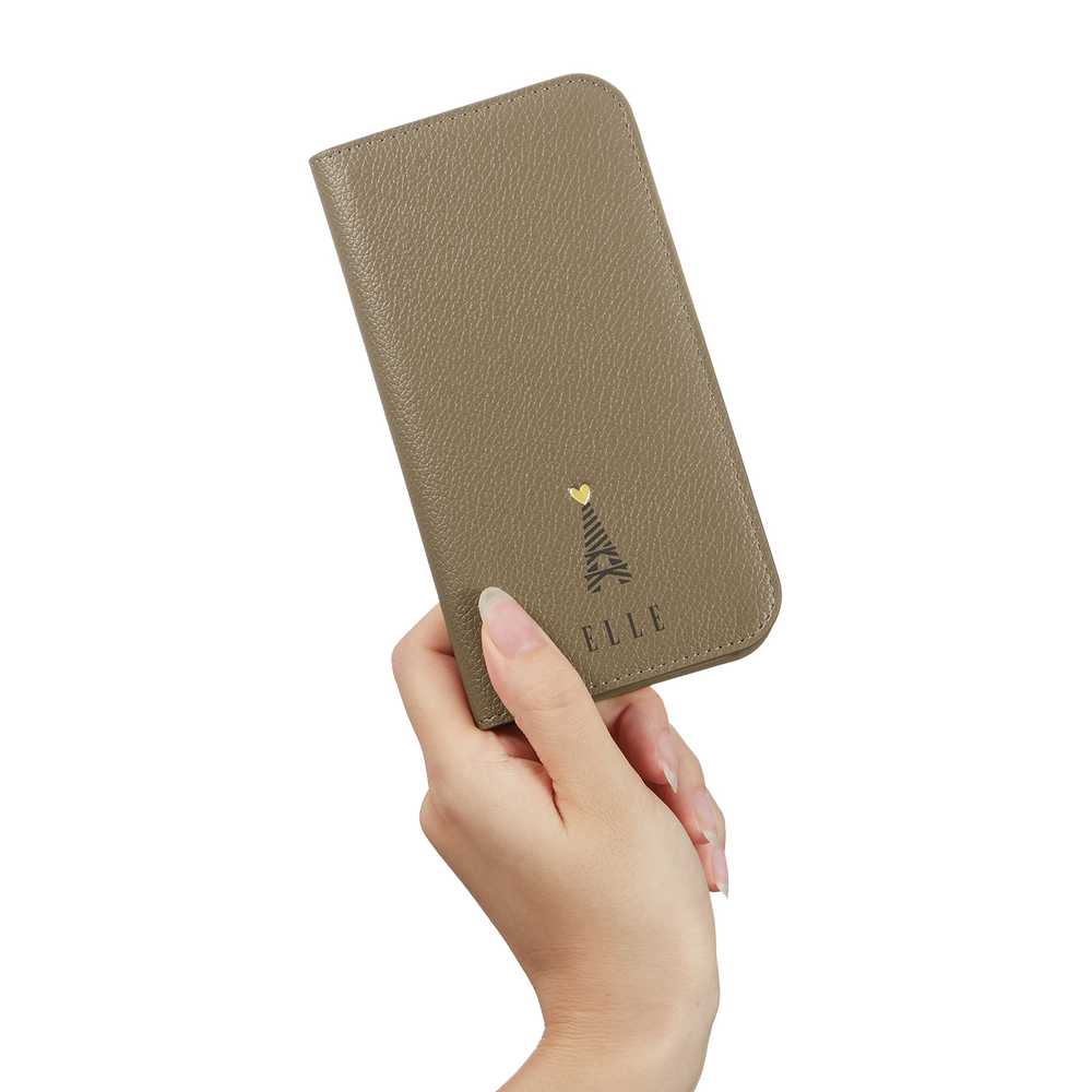 ELLE（エル） iPhone15 15Pro スマホケース ブランド 手帳型ケース