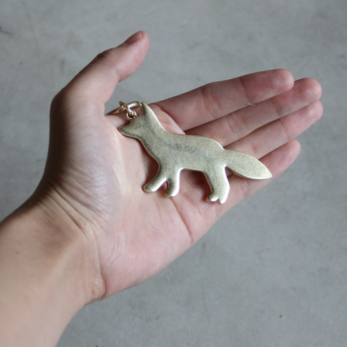 MAISON KITSUNE（メゾン キツネ） キーホルダー キーリング ポーチ付き