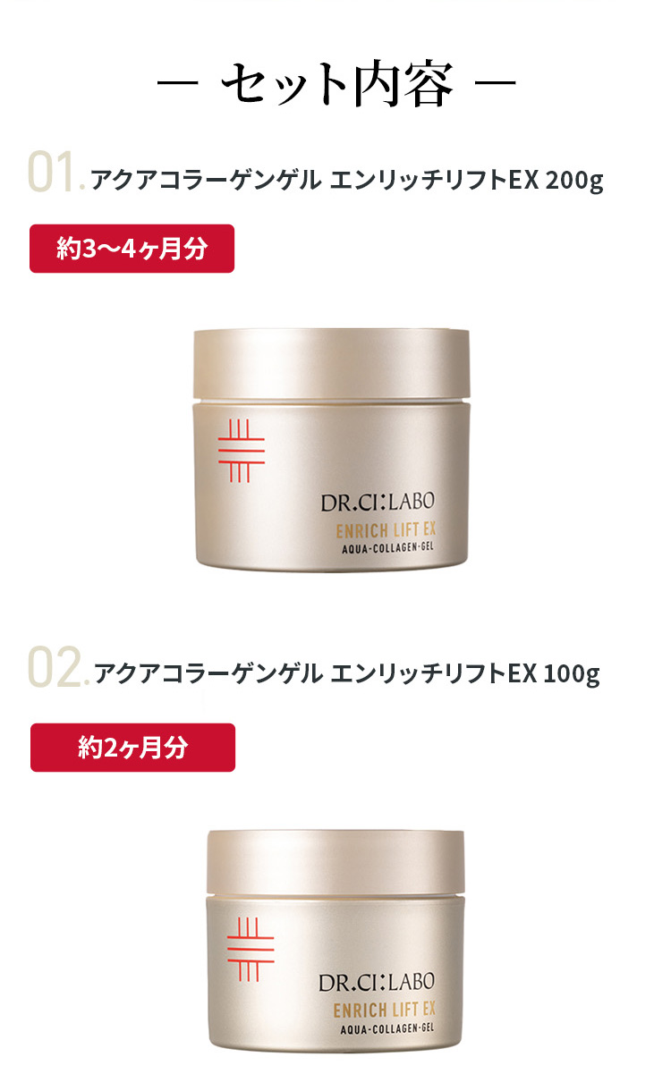 Dr.Ci：Labo（ドクターシーラボ） 金のゲル2個入りセット限定 アクア