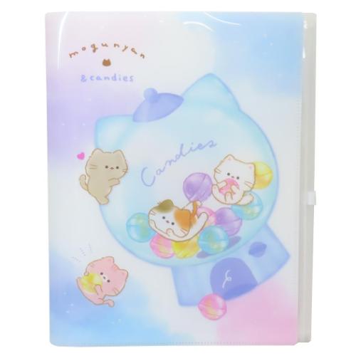 ファスナー付き6ポケットファイル ポケットファイル もぐにゃん