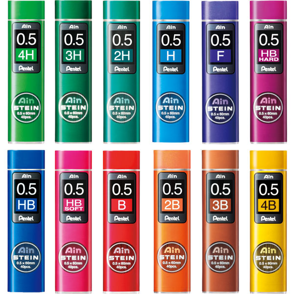 Ain替芯 シュタイン0.5mm芯 40本入 ぺんてる C275 シャーペン シャープ