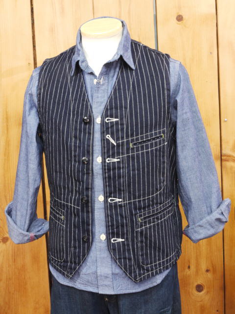 SUGAR CANE シュガーケーン 9oz.ウォバッシュワークベスト SC12654