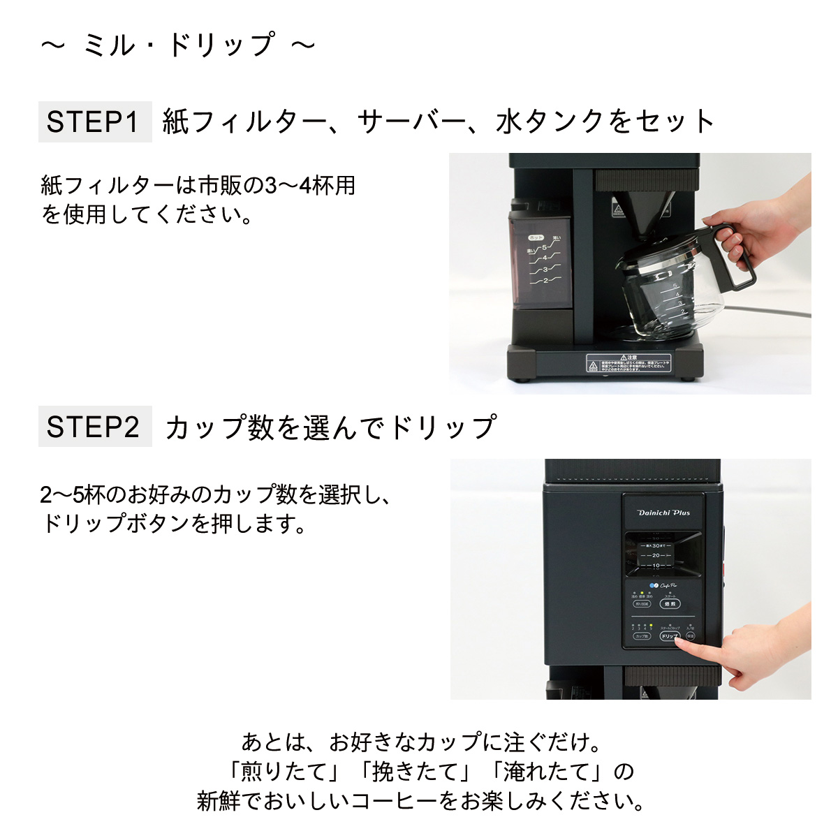 ダイニチ（Dainichi） 焙煎機能付きコーヒーメーカー カフェプロ504 MC