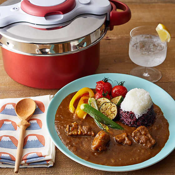 クリプソ ミニット デュオ ティファール 圧力鍋 4.2L レッド P4604236