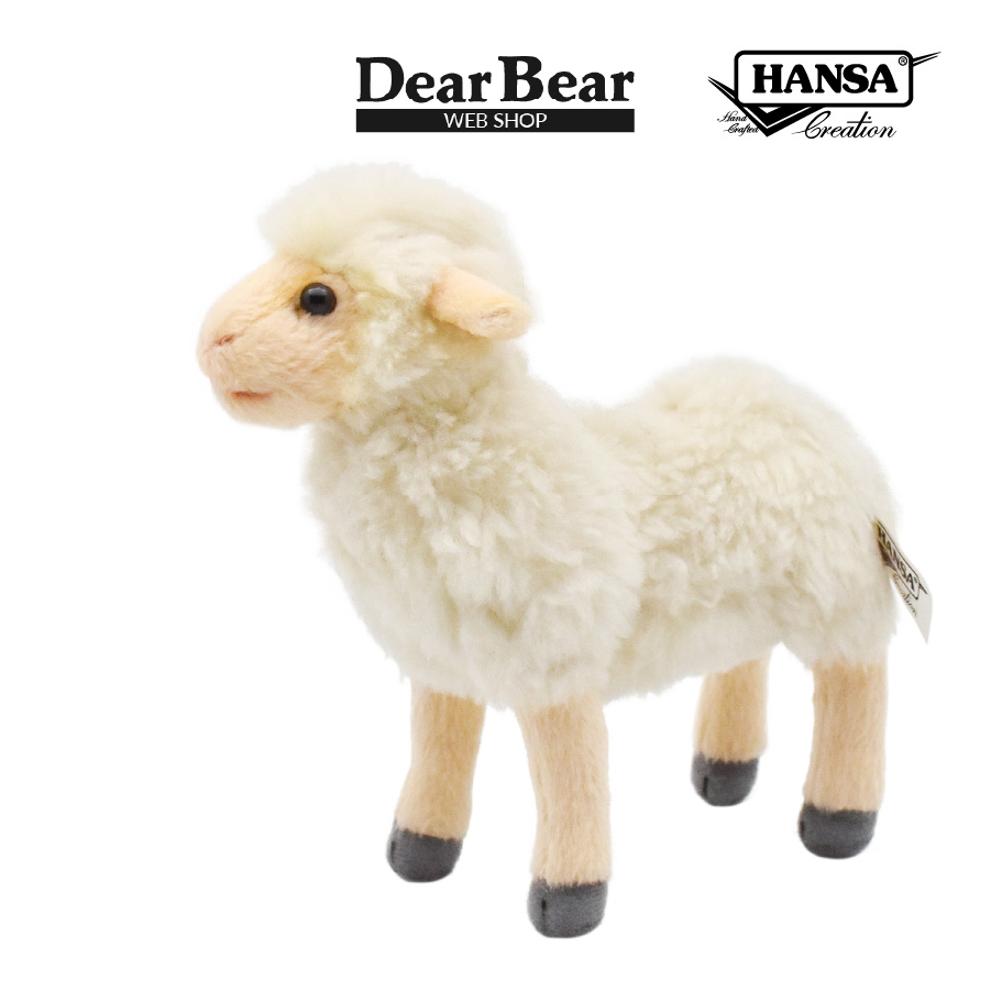 HANSA BH4562 ヒツジ 仔 ひつじ 羊 こども 子供 ぬいぐるみ リアル