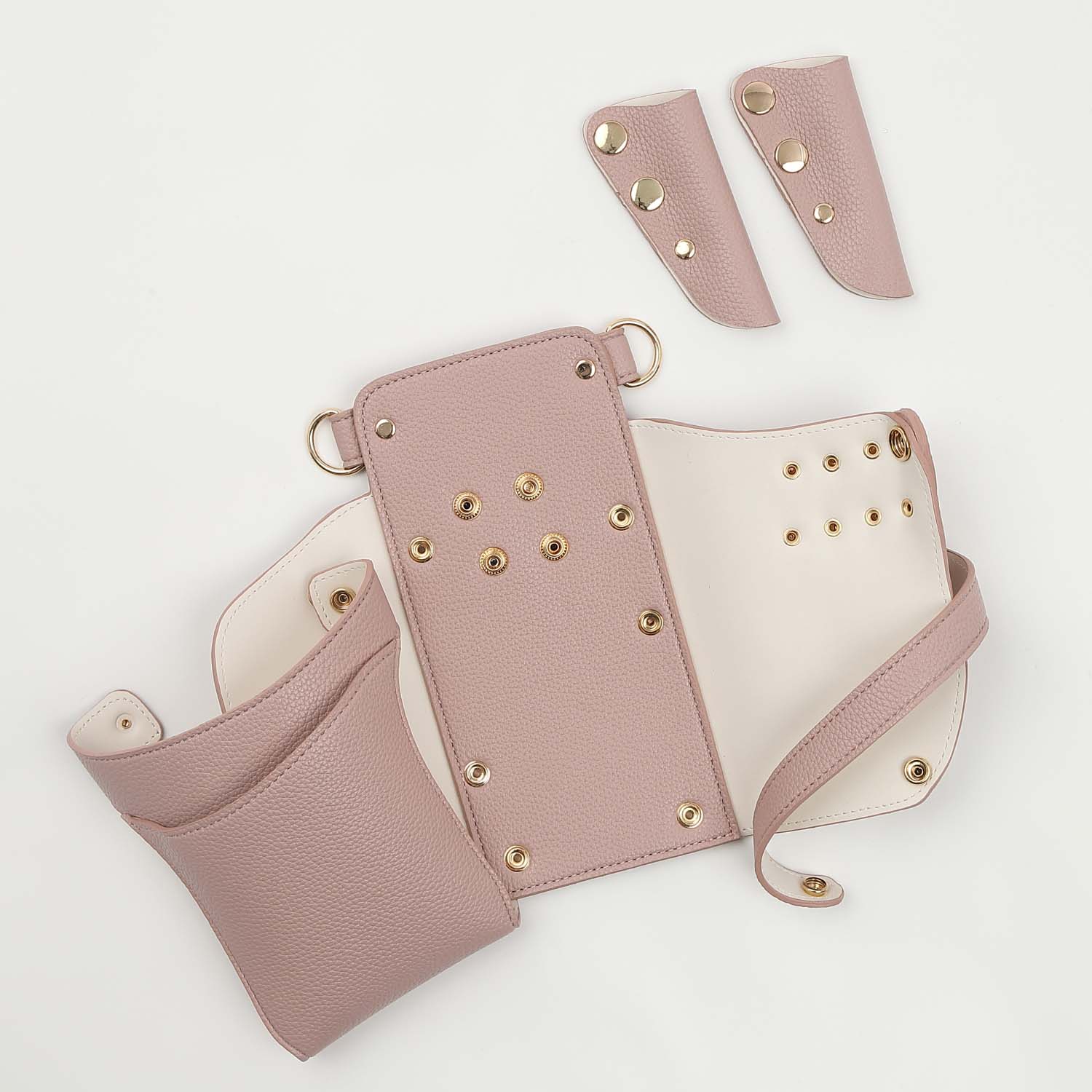 DEEDS シザーケース 美容師 シエーナ no.389 ピンク（シボ加工） 4〜6