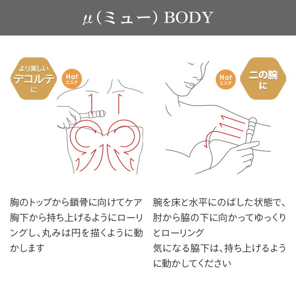 テラローラー ミュー テラタイトローラー 美顔ローラー パールホワイト