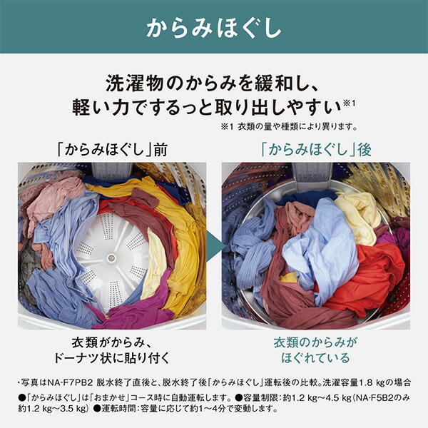 Panasonic（パナソニック） 洗濯機 7kg 全自動洗濯機 小型 縦型 1人用