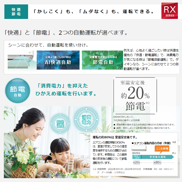 うるさらX エアコン おもに18畳 ダイキン うるさら 2024年 モデル RX