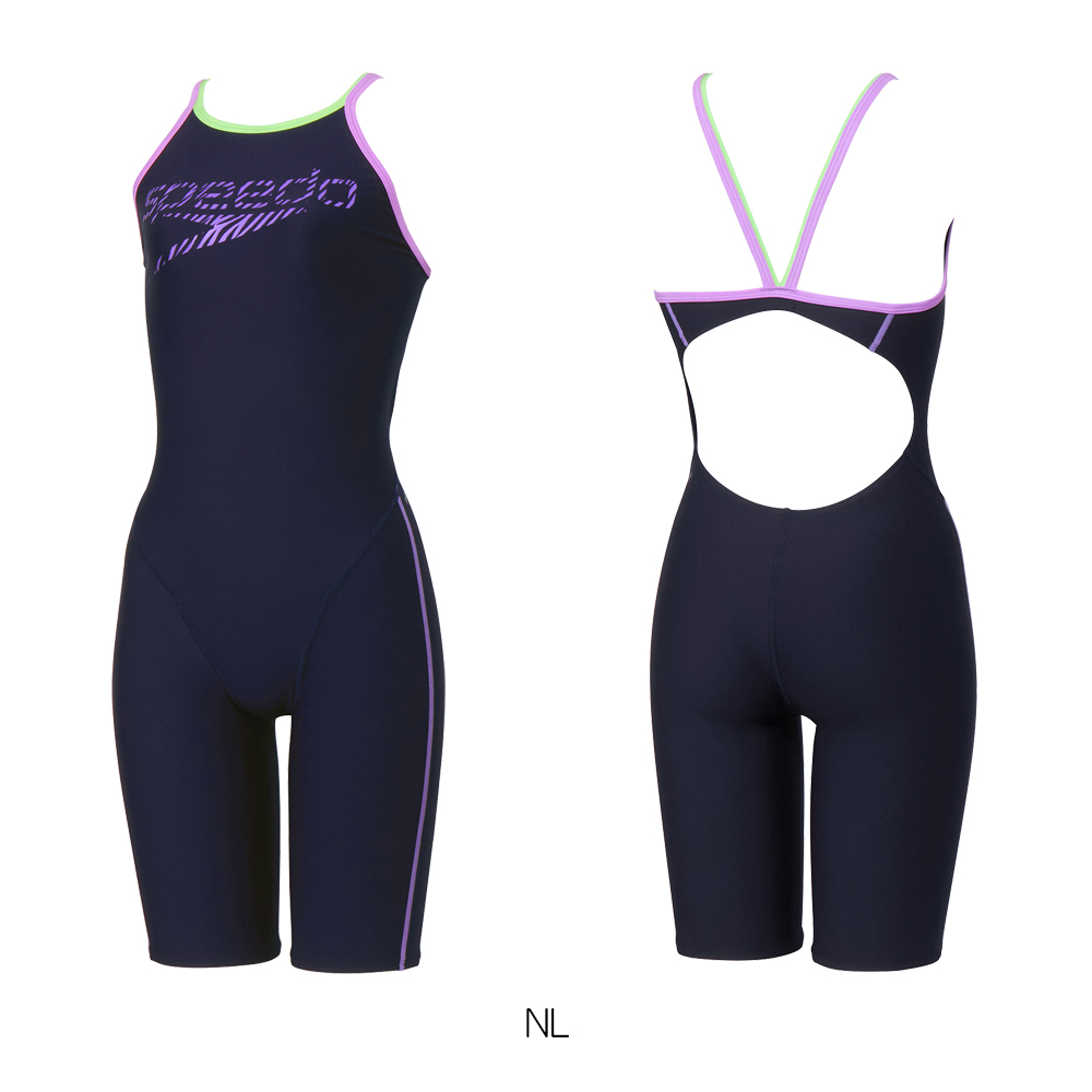 speedo（スピード） 競泳水着 レディース 練習用 ゼブラスタックターン