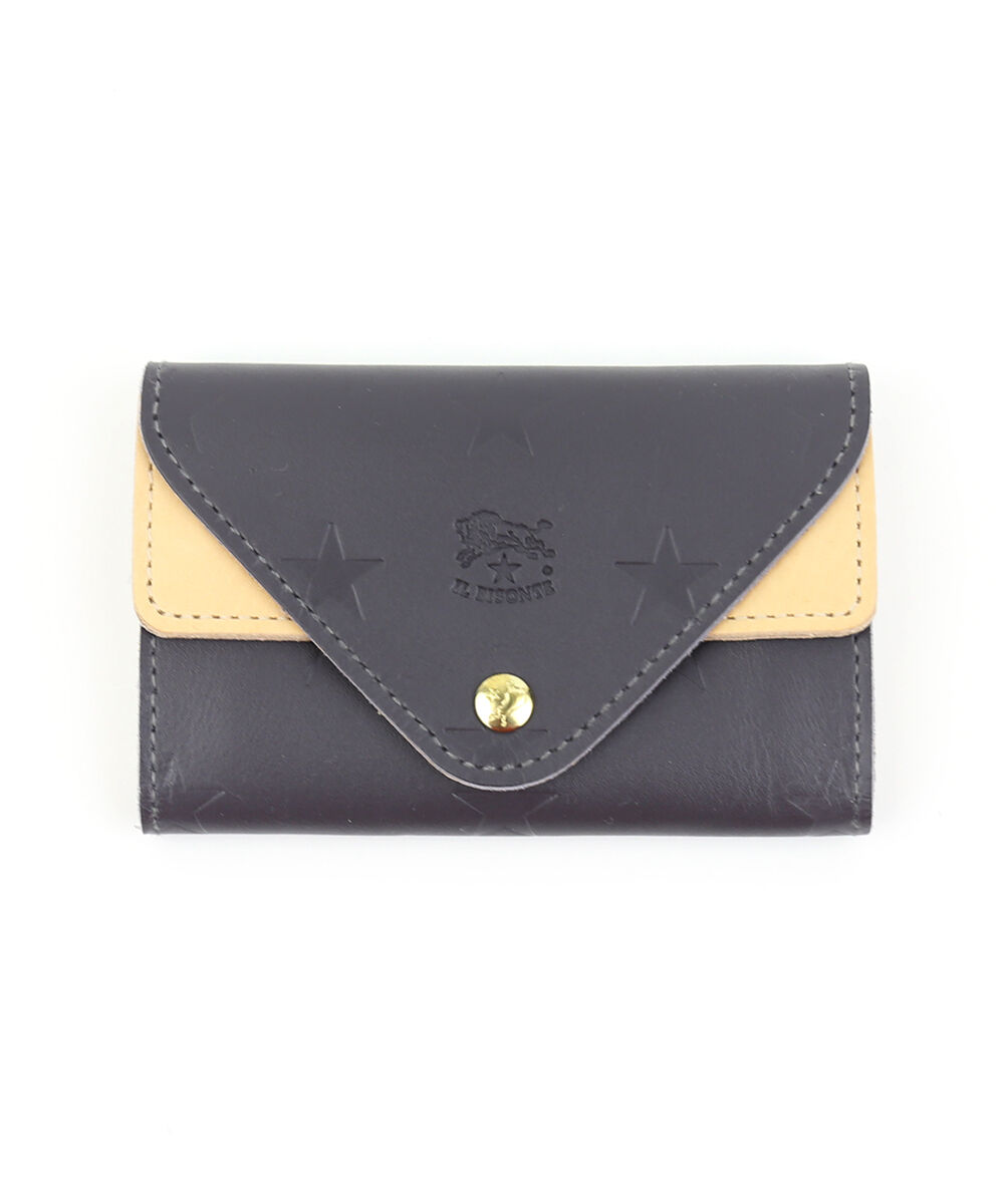 IL BISONTE（イルビゾンテ） ダブルフラップ カードケース 名刺入れ