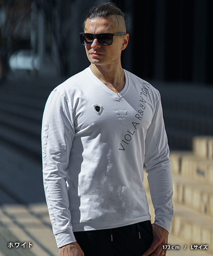 VIOLA rumore（ヴィオラ ルモーレ） Tシャツ メンズ 長袖 長袖Tシャツ
