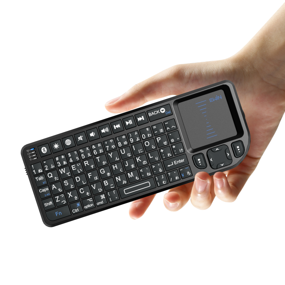 ミニ キーボード iPad/iPhone/Mac対応 Bluetooth&2.4GHz 日本語配列