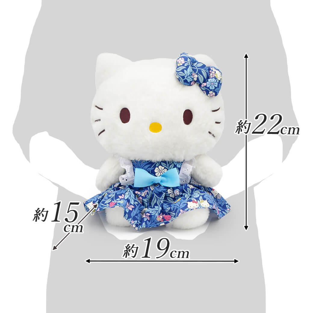 ハローキティ ぬいぐるみ「リバティ・ファブリックス×ハローキティ S