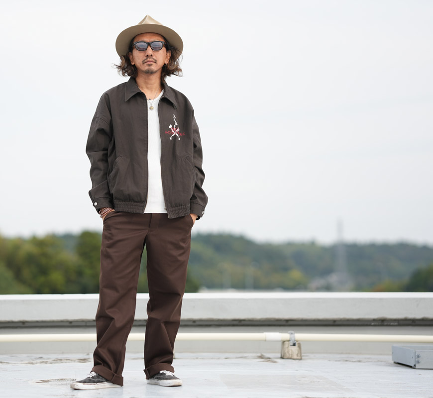 GANGSTERVILLE（ギャングスタービル） XXX JACKET スイングトップ