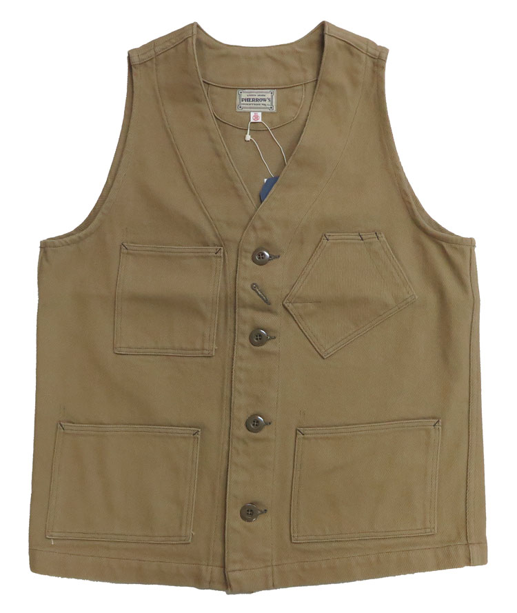 Pherrow's（フェローズ） ワーク ベスト 24W-PHWV1 : EARTH MARKET