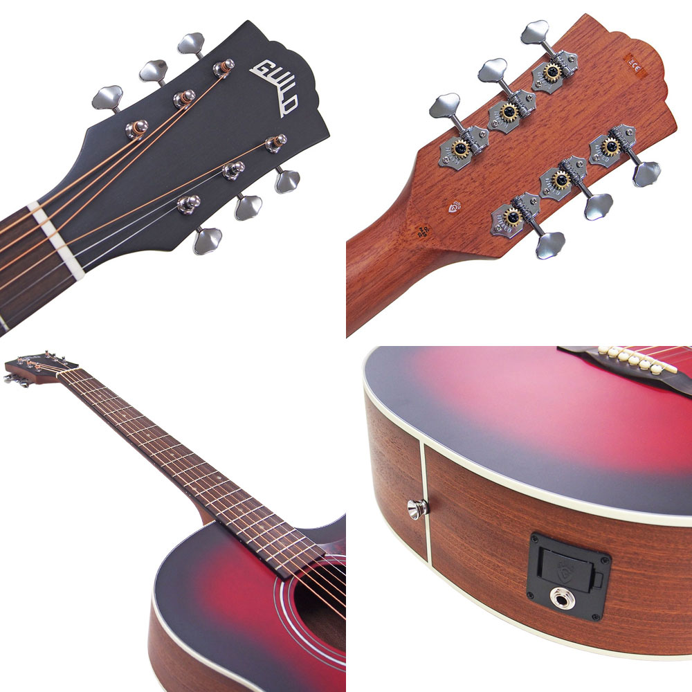GUILD ギルド アコースティックギター OM-240CE OXB Oxblood Burst