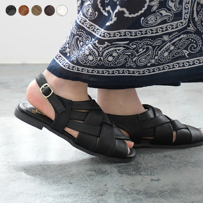 最大20％OFFクーポンあり メッシュサンダル グルカサンダル カエル