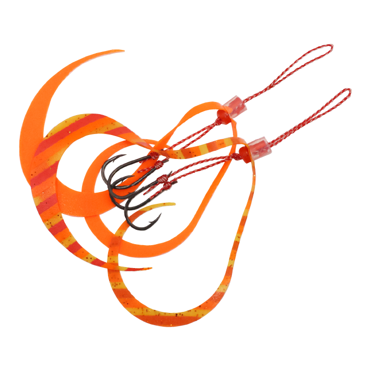 ハヤブサ/Hayabusa バルキーカーリーフックセット 地獄掛け アソート 2