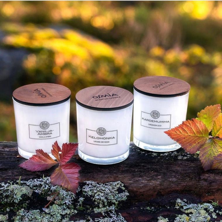 キャンドル「OSMIA（オスミア）」ScentedCanlde-キャンドル（直径7cm