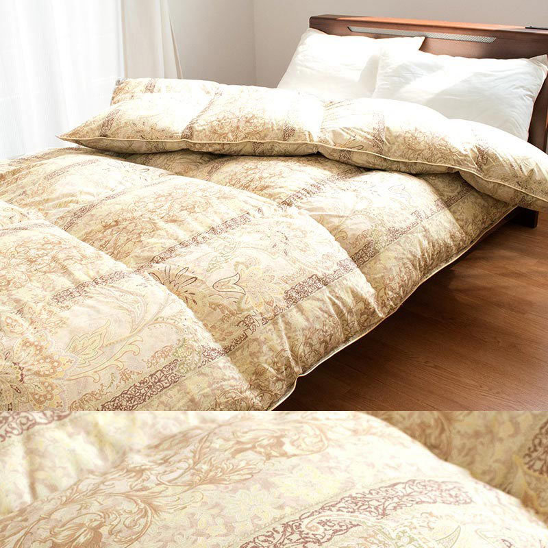 羽毛布団 シングル ポーランド産ダウン93％ 増量1.3kg ボリューム 日本