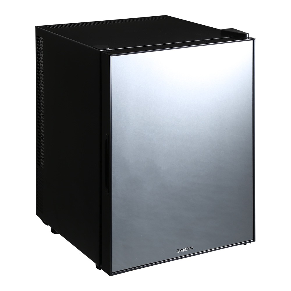 冷蔵庫 1ドア 40L 静音 ミニ冷蔵庫 鏡面 前開き 両開き対応（右開き