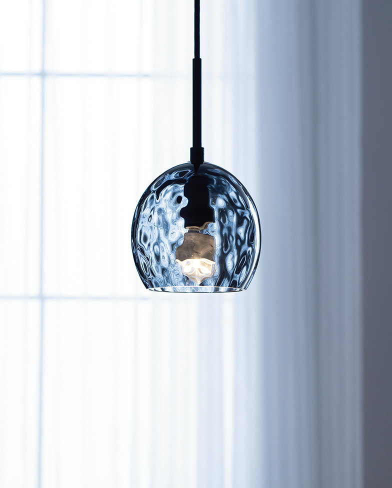 簡易取付 非調光 電球色] AQUAシリーズ[Water] スモークグレー