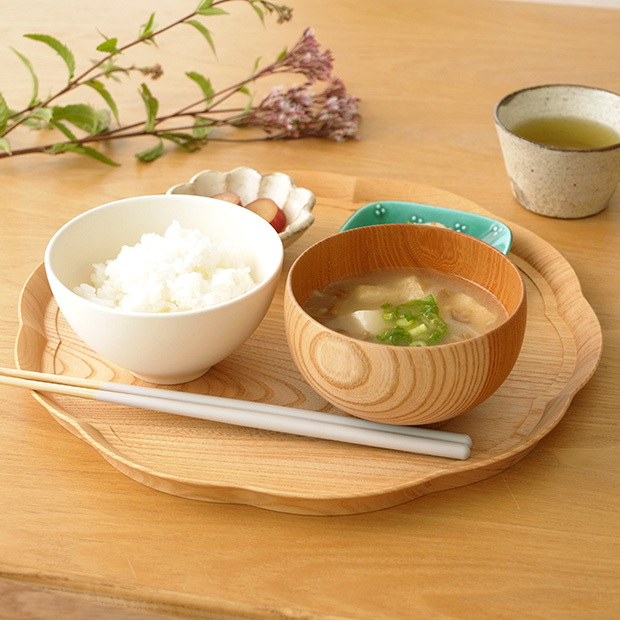 2/27-3/1はP10倍／ 四十沢木材工芸 KITO 輪花盆 大 ケヤキ 選べる 木目