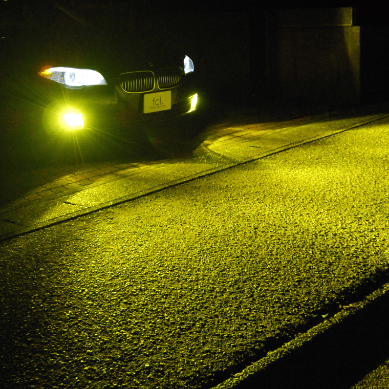 fcl. l1b フォグランプ led イエロー 黄色 ライムイエロー フォグ 純正