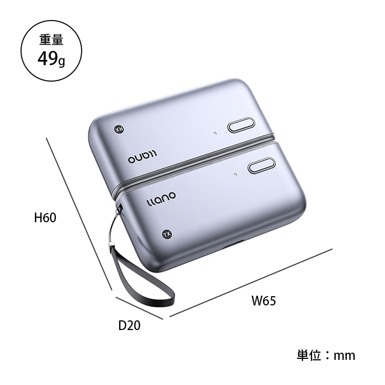 設置不要 即ミラーリング ワイヤレスHDMI 送受信機 セット Ilano LLANO