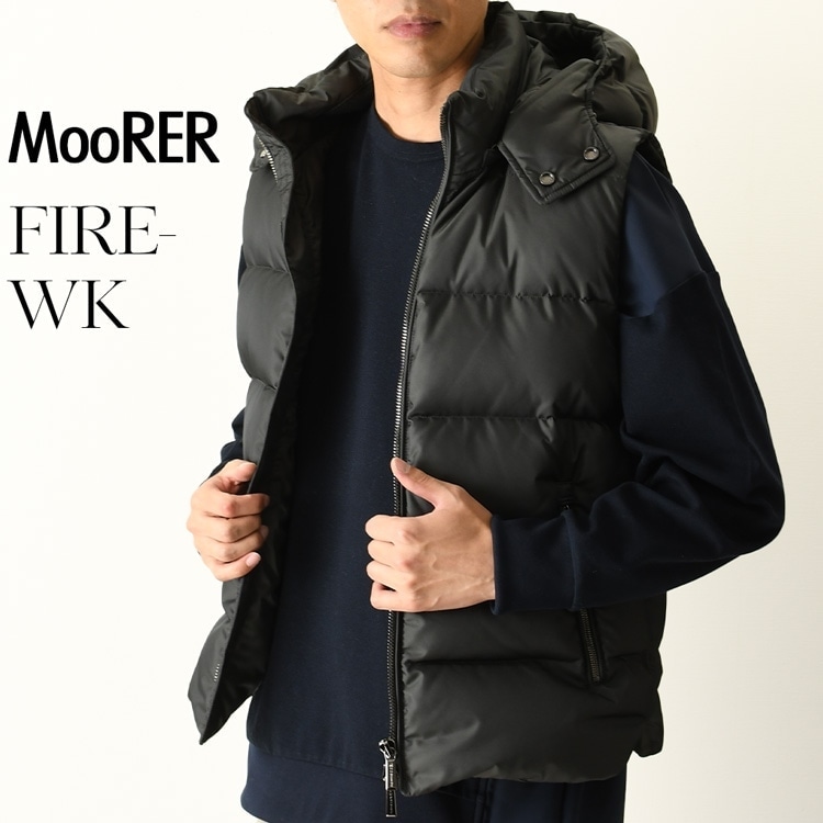 MOORER（ムーレー） ダウンベスト メンズ 定年 退職 人気 ブランド