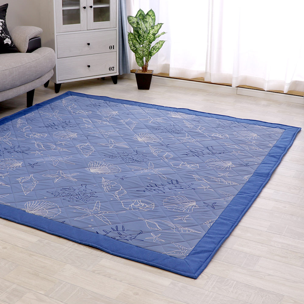 フリーリー ラグ 夏 ひんやり 冷感 接触冷感 ラグ 190×240 ウレタン