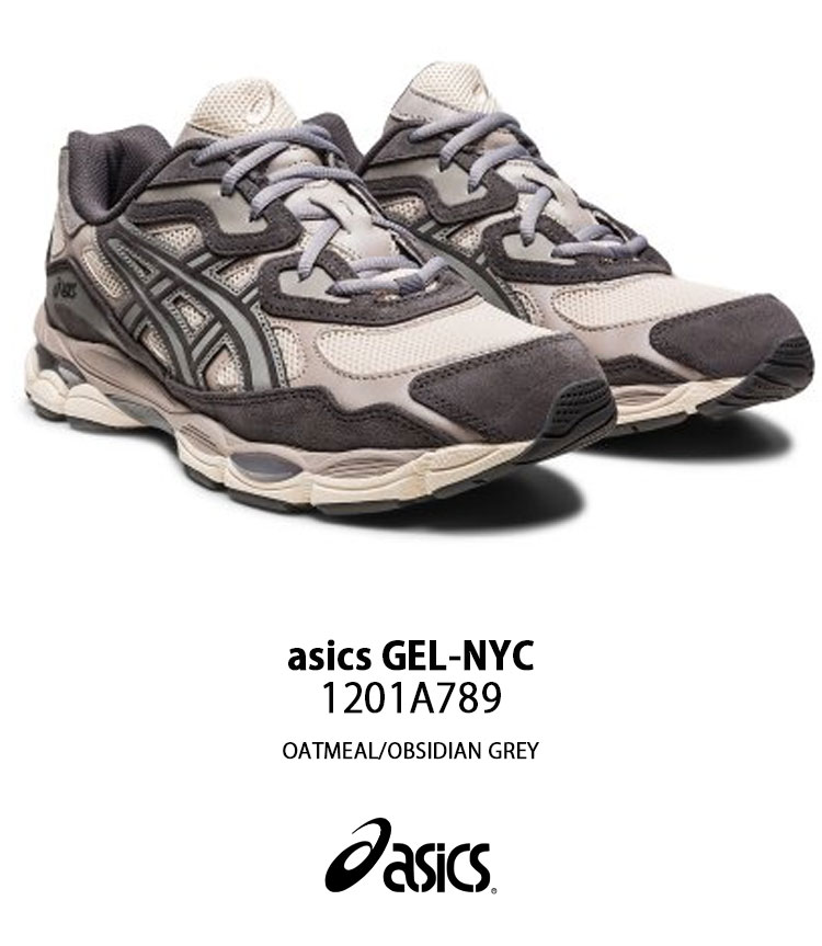 ASICS（アシックス） スニーカー GEL-NYC OATMEAL OBSIDIAN GREY