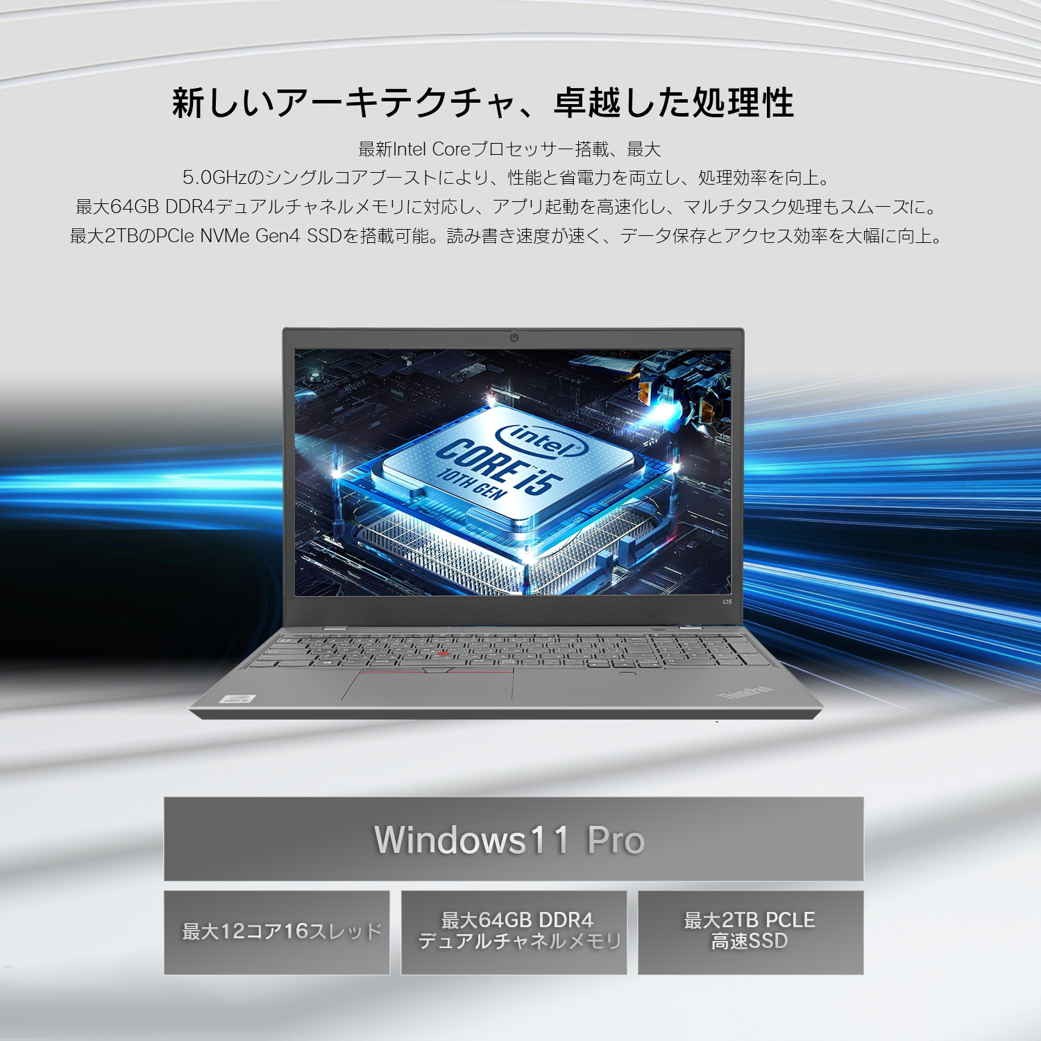 Lenovo（レノボ） 中古ノートパソコン Lenovo ThinkPad E15 Gen2 第8