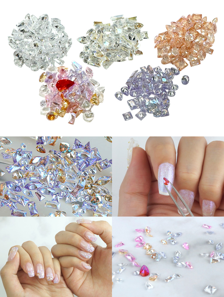 ネイルパーツ 立体 3D パーツ ストーン シンプル セルフネイル ワン