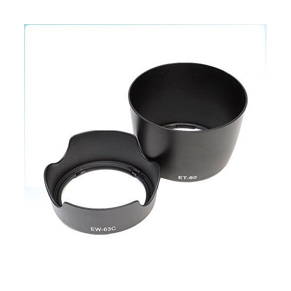 Canon EOS Kiss X7 ダブルズームキット 用 互換レンズフード EW-63C ET