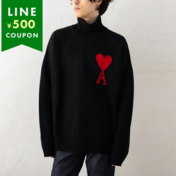 AMI Alexandre Mattiussi アミパリス ニット セーター ブラック メンズ