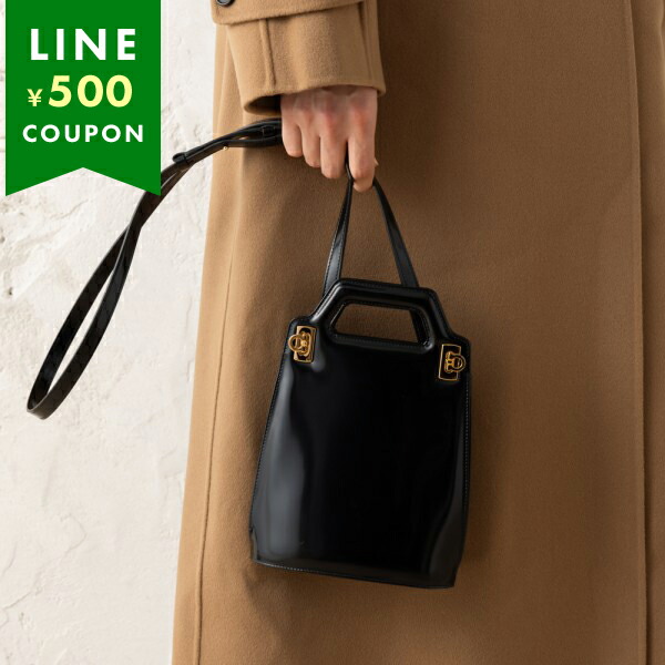 FERRAGAMO（フェラガモ） ハンドバッグ ワンダ ミニバッグ ブラック