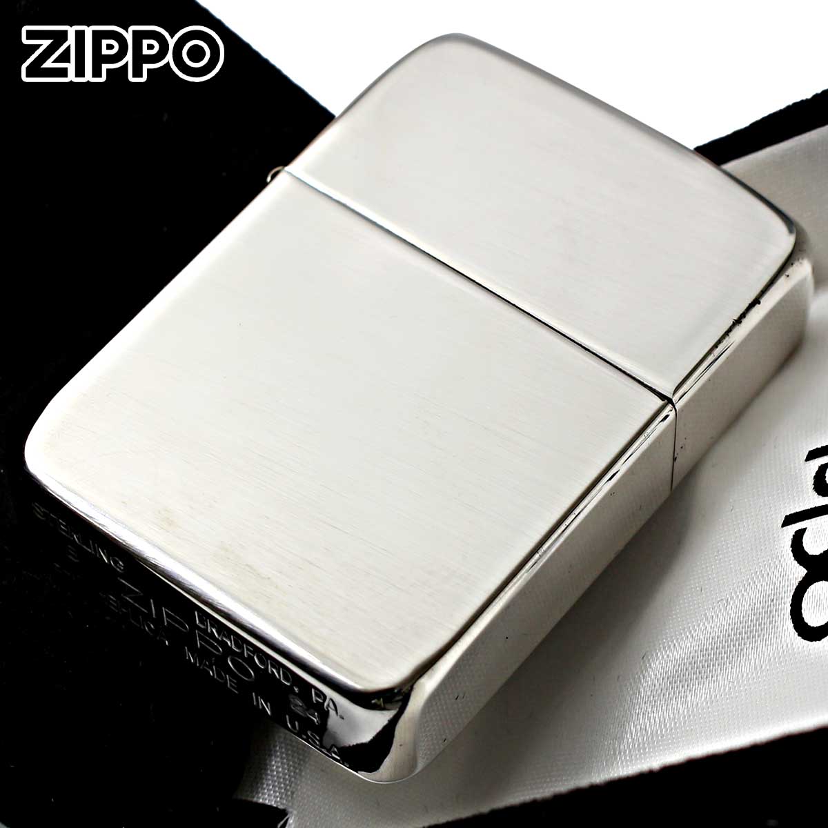 レプリカ Zippo ジッポライター 純銀 スターリングシルバー 925