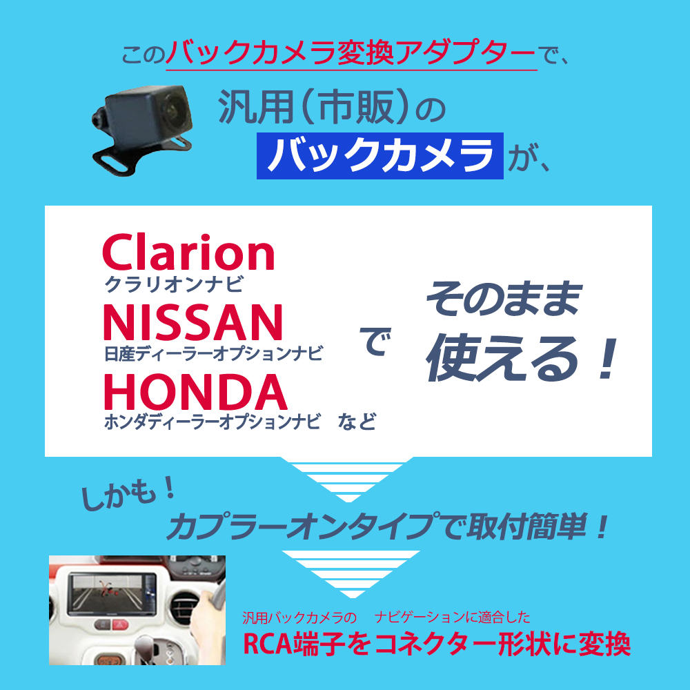 マツダ（Mazda） バックカメラ変換アダプター アテンザワゴン H24.11
