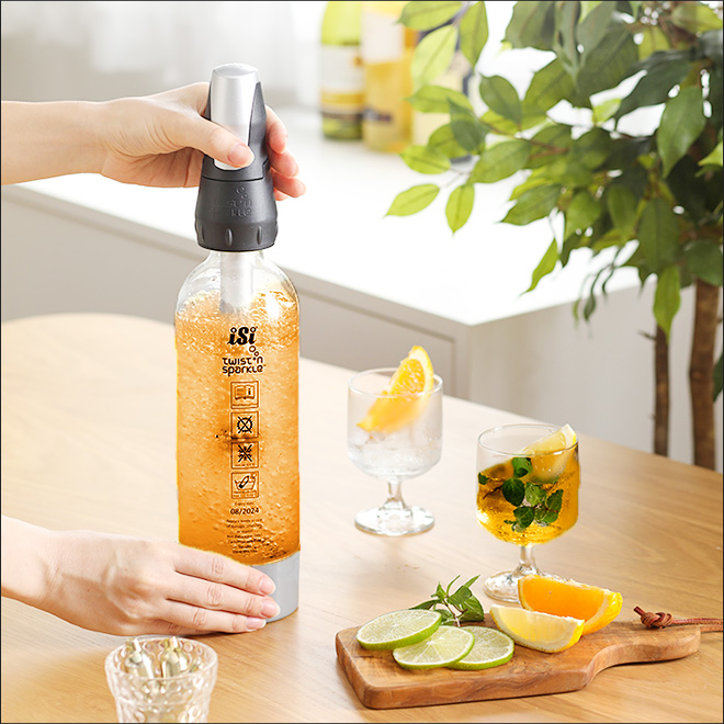 炭酸水メーカー ガスカートリッジの特典 ソーダメーカー ソーダマシン