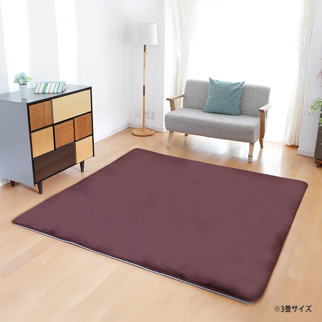 ゼンケン 電気ホットカーペット 電磁波カット 2畳用 カバー付