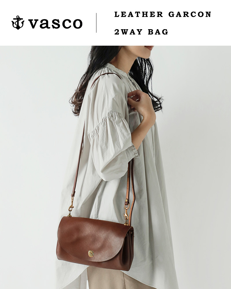 vasco（ヴァスコ） VASCO OLD OIL レザー ギャルソン 2way バッグ