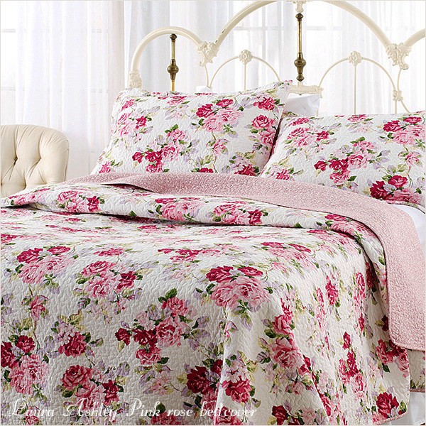 LAURA ASHLEY（ローラアシュレイ） 【完売】ベッドカバー シングル 2点