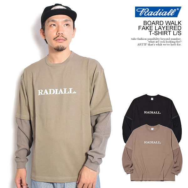 SALE セール ラディアル Tシャツ RADIALL BOARD WALK - FAKE LAYERED T