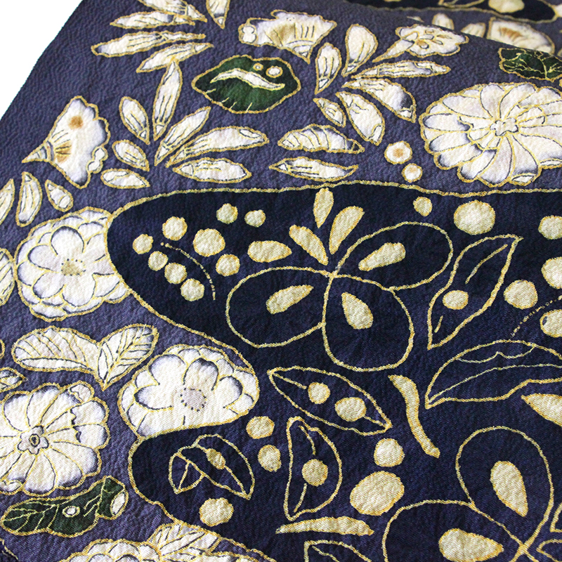 帯 根善織物 特選桶絞り 九寸名古屋帯 あすかや [商品番号9nobi1646