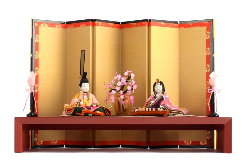 柿沼東光 雛人形 ひな人形 雛 平飾り 親王飾り 木目込み人形 柿沼東光