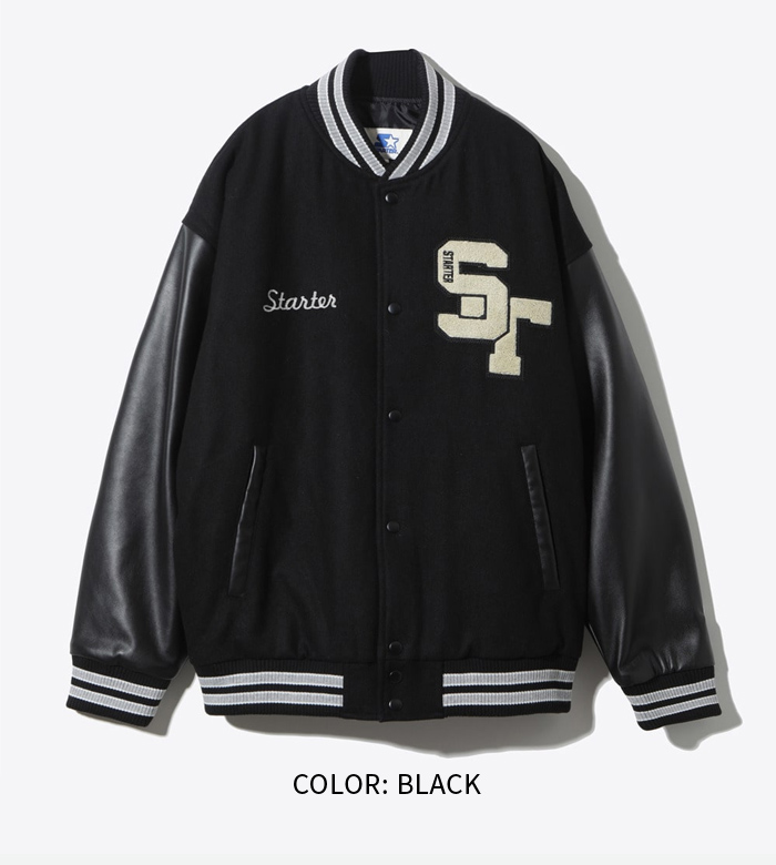STARTER（スターター） フェイクメルトンジャケット スタジャン